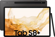 SAMSUNG Galaxy Tab S8+ Wi-Fi 128GB šedá / 12.4" / O-C 3GHz / 8GB / 128GB / BT / GPS / 13+6MP+12 MP / Android (SM-X800NZAAEUE)
