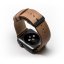 Monowear Leather Band pre Apple Watch – hnedá, Dark Gray 42 – 44 mm