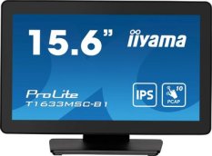 15.6" IIYAMA T1633MSC-B1 / IPS / 1920x1080 / 1000:1 / 450cd-m2 / 5ms / HDMI+DP / repro / VESA (T1633MSC-B1)