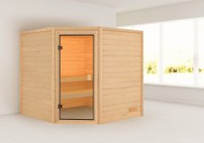 Interiérová finská sauna 195x195 cm Lanitplast