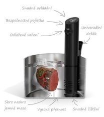 TFA 14.1551.01 SOUSMATIC EDITION – ponorný vařič pro pomalé vaření (sous vide) - černá (TFA14.1551.01)