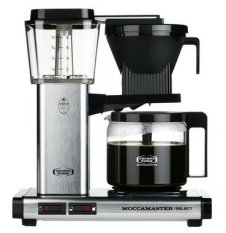 Moccamaster KBG 741 stříbrná / Kávovar na překapávanou kávu / 1520 W / 1.25 l (Silver Brushed Select)