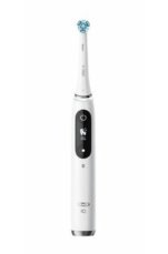 Oral-B iO 9N bílá / rotační zubní kartáček / 7 režimů / Bluetooth / časovač / tlakový senzor / displej / pouzdro (4210201302919)