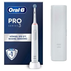 Oral-B Pro 3 3500 biely / Elektrická zubná kefka / oscilačné / 3 režimy / časovač (Pro 3 3500 WH)