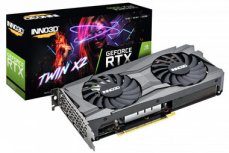 Inno3D GeForce RTX 3060 Twin X2 12GB / 1320 - 1777 MHz / 12GB GDDR6 / 192-bit / 1x HDMI + 3x DP / (8) (N30602-12D6-119032AH)