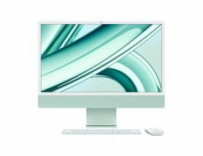 Apple iMac 24 4.5K M3 (2023) zelená / 24" / Apple M3 / 8GB / 256GB SSD / Apple 10-core / macOS (MQRN3CZ/A)