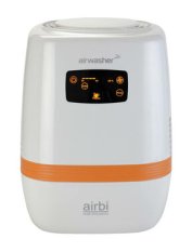 Airbi AIRWASHER - zvlhčovač a čistič vzduchu 2 v 1 / 8 W / 4.5 l / až 250 ml-hod / 156m3-h / max. 45m2 (8594162600205)