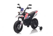 Eljet Dětská elektrická motorka Aprilia RX125 bílá / 50 W / Rychlost: 5.5-6 km-h / Nosnost: 30 kg (EJ-DEM-APR-101)