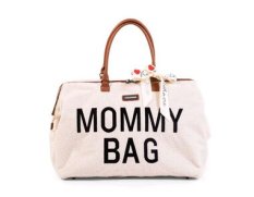 Childhome Přebalovací taška Mommy Bag Teddy Off White / 55 x 30 x 40 cm / nosnost 5 kg (CWMBBTW)