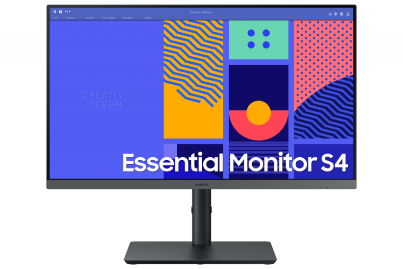 Samsung 24" Essential Monitor S4 (S43GC) Black LS24C432GAUXEN