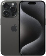 Apple iPhone 15 Pro 128GB Titanová čierna / EU distribúcia / 6.1 / 128GB / iOS17 (MTUV3)