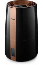 Philips HU3918/10 čierna / Zvlhčovač vzduchu s technológiou NanoCloud / 3 l / Zvlhčovanie 300 ml-h / kábel 1.6m (HU3918/10)
