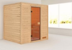 Interiérová finská sauna s kamny 9,0 kW Dekorhome