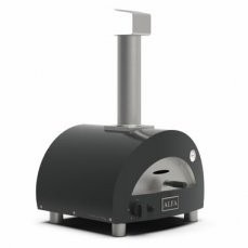 Alfa Forni Linea Moderno šedá / Pec na pizzu / 500°C / 40 x 40 cm / na LPG (FXMD-PT-GGRA)
