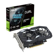 Asus GTX1650 Dual OC 4GB / 1785 MHz / 4GB GDDR6 / 128-bit / DVI-D + HDMI + DP / 6-pin (90YV0EZD-M0NA00)