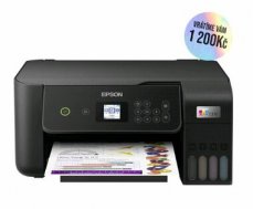 Epson L3260 černá / barevná inkoustová tiskárna / A4 / 33ppm / 5760x1440dpi / tisk  skenování  kop. / USB / Wi-Fi (C11CJ66407)
