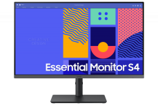 Samsung 27" Essential Monitor S4 (S43GC) Black LS27C432GAUXEN