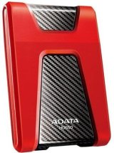 ADATA HD650 2TB červená / Externý HDD / 2.5 / USB 3.2 Gen 2 - (USB 3.1) (AHD650-2TU31-CRD)