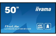 49.5" IIYAMA Prolite LH5054UHS-B1AG černá / VA / 3840 x 2160 / 16:9 / 9.5ms / 5000:1 / 500cd / repro / VGA / DVI / HDMI (LH5054UHS-B1AG)