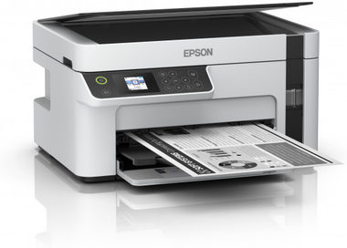 EPSON EcoTank M2120 čierna / Atramentová multifunkcia čb / 1440x720 dpi / A4 / USB / WiFi / 3 roky záruka po registrácii (C11CJ18402)