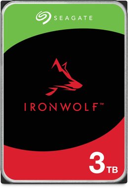 Seagate IronWolf 3TB / Interní / 3.5" / SATA III / 256 MB cache / 5400rpm (ST3000VN006)