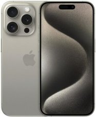 Apple iPhone 15 Pro 128GB Titanová přírodní / EU distribuce / 6.1" / 128GB / iOS17 (MTUX3)