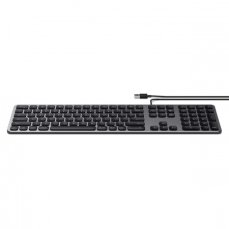 Satechi Aluminum Wired Keyboard for Mac - US - Space Gray (ST-AMWKM)