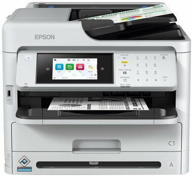 EPSON WorkForce Pro WF-M5899DWF bílá / Černobílá inkoustová multifunkce / A4 / 34 ppm / 1200x2400dpi / USB / LAN / Wi-Fi (C11CK76401)