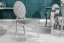 (2884) MODERNO TEMPO luxusní stylová židle šedá