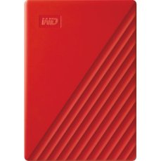 WD My Passport 4TB červená / externí HDD / 2.5" / USB 3.0 / 3y (WDBPKJ0040BRD-WESN)