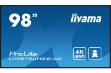 98" IIYAMA ProLite LH9875UHS-B1AG čierna / IPS / 3840x2160 / 16:9 / 8ms / 1200:1 / 500cd / repro / VGA / DVI / HDMI / DP (LH9875UHS-B1AG)