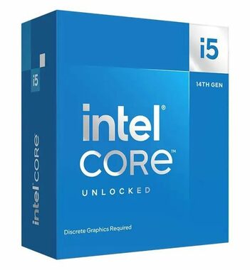 Intel Core i5-14600KF @ 3.5GHz / TB 5.3GHz / 14C20T / L3 24MB / Bez VGA / Raptor Lake Refresh / 181W (BX8071514600KF)