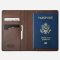 Nomad Passport Wallet Traditional with Tile, brown