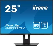 25" IIYAMA Prolite XUB2595WSU-B5 černá / IPS / 1920x1200 / 16:10 / 4ms / 1000:1 / 300cd / repro / VGA / HDMI / DP (XUB2595WSU-B5)