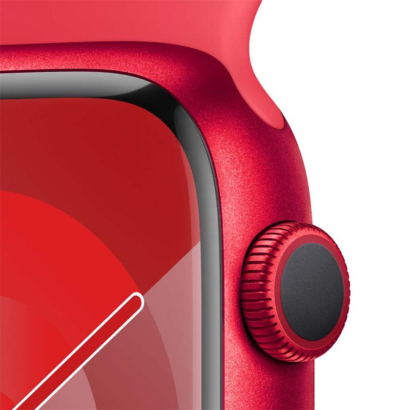 Apple Watch Series 9 GPS 45mm (PRODUCT)RED Aluminium Case with (PRODUCT)RED Sport Band - M/L