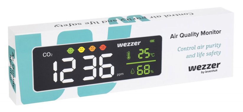 Monitor kvality vzduchu Levenhuk Wezzer Air MC50