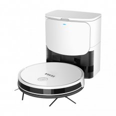 TESLA RoboStar iQ400 Plus - inteligentní robotický vysavač s automatickým vysypáváním nečistot (bílá barva)