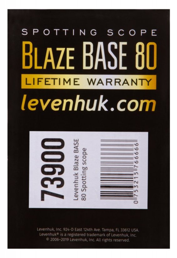 Pozorovací ďalekohľad/spektív Levenhuk Blaze BASE 80 73900