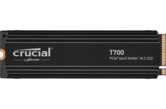 CRUCIAL T700 Heatsink 1TB / M.2 SSD 2280 / PCIe 5.0 / 3D NAND TLC / R:11700MBs / W:9500MBs / 5y (CT1000T700SSD5)