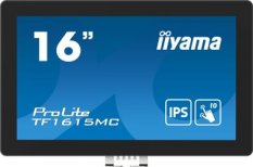 15.6 IIYAMA Prolite TF1615MC-B1 čierna / IPS / 1920x1080 / 16:9 / 25ms / 1000:1 / 450cd / VGA / HDMI / DP (TF1615MC-B1)