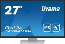 27" IIYAMA ProLite T2752MSC-W1 bílá / IPS / 1920x1080 / 16:9 / 5ms / 1000:1 / 360cd / repro / HDMI / DP (T2752MSC-W1)