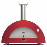 Alfa Forni Moderno 3 červená / Pec na pizzu / 500°C / 80 x 50 / na dřevo (FXMD-3P-LROA)