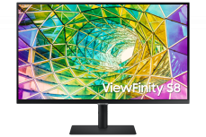 Samsung 27" UHD monitor S80A Černá LS27A800NMPXEN