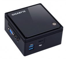 GIGABYTE Brix GB-BACE-3160 barebone / Celeron J3160 2.24GHz Quad Core / DDR3L-1600 / 2.5" SATA3 / HDMI+VGA / 2xUSB 3.0 (GB-BACE-3160)