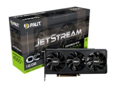 PALIT GeForce RTX 4060 Ti JetStream OC 16GB / 2310 - 2595 MHz / 16GB GDDR6 / 128-bit / 1x HDMI + 3x DP / 165W (8) (NE6406TU19T1-1061J)