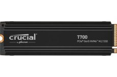 Crucial T700 Heatsink 4TB / M.2 SSD 2280 / PCIe 5.0 / 3D NAND TLC / R:12400MBs / W:11800MBs / 5y (CT4000T700SSD5)