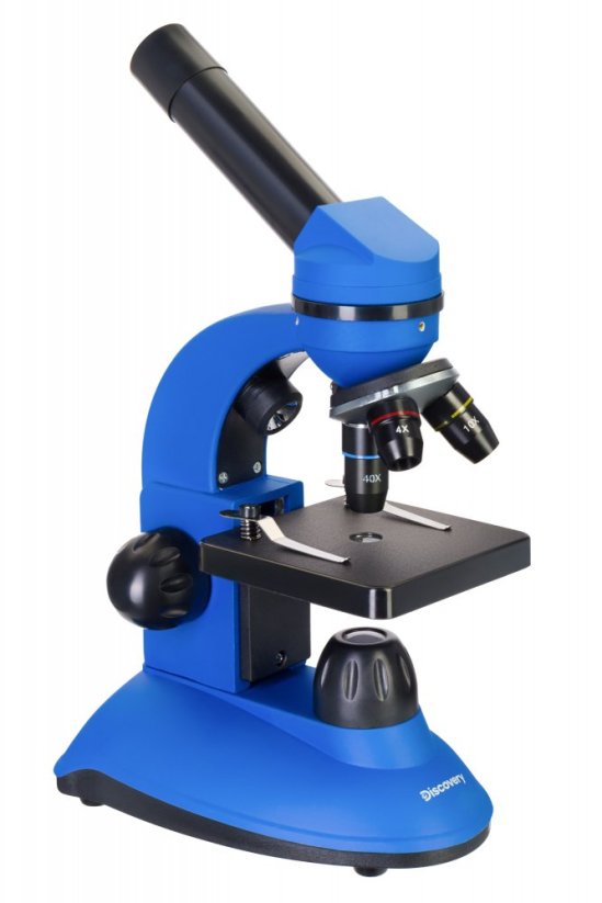 Mikroskop so vzdelávacou publikáciou Discovery Nano Gravity