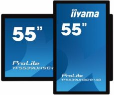55 IIYAMA ProLite TF5539UHSC-B1AG / IPS / 3840 x 2160 / 16:9 / 8 ms / 500 cd / 1100:1 / VGA+HDMI+DP / USB / Dotyk (TF5539UHSC-B1AG)
