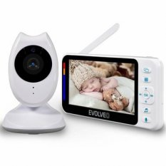 EVOLVEO Baby Monitor N4 / Detská videoopatrovateľka / 4.3 LCD / IR prísvit / mikrofón / repro / senzor teploty / VOX (CAM-4)