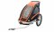 Dětský vozík za kolo KTM Trailer Carry More (Jogger Kit + 360°kolečko) Oranžová 2 děti